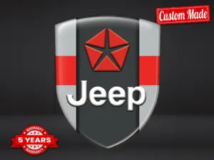 Jeep Emblèmes Auto Perso Pro Max Résistants Stylé Design